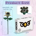 thumbnail image 4 of QOQ Unique Rainbow Rose Flower Building Set - Realistic Petal Bricks, Easy Assembly，The Best Gift for Mother's Day and Valentine's Day, 4 of 8