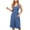 Blue B, variant on LOVZFMLL Women's Summer Dresses Sleeveless Casual Loose Swing Button Down Midi Sundress with Pockets Beach Travel Outfits Green B S