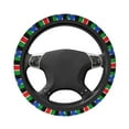 thumbnail image 2 of Cover Flag Of South Sudan Elastic Stretch Steering Wheel Cover Universal Interior Trim Wheel Protector For Car Truck Suv 15 Inches, 2 of 6