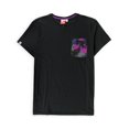 thumbnail image 1 of Playera gráfica Puma con cremallera y bolsillo de flores para hombre negro extragrande, 1 of 2