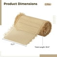 thumbnail image 4 of 1 Pc  15.75 in × 78.74 in,Rattan Cane Webbing Roll, Plastic Faux Rattan Weaving for DIY Projects, Versatile Craft Material for Furniture Decoration, Room Partitions, and Art Designs, 4 of 5