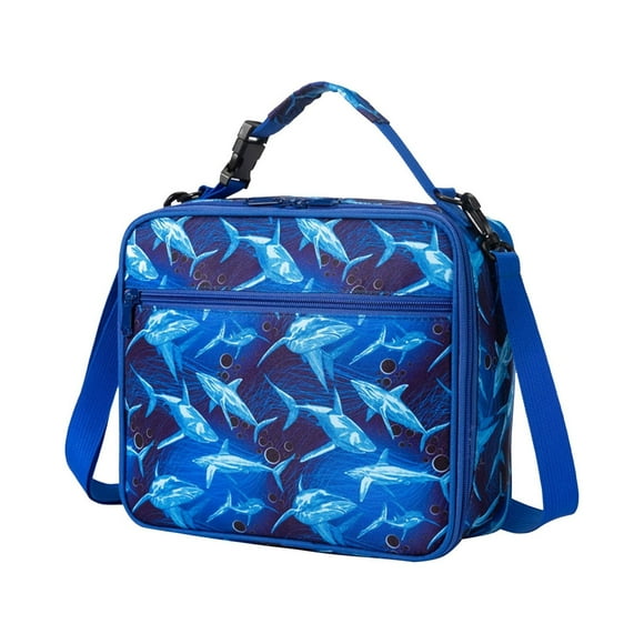 SuoKom Lunch Sac à Femme Peut Être Porté en Bandoulière Collation Fruit Sac à Lunch de Conservation Requin Dinosaure Dessin Animé Sac Thermique Portable Boîte à Lunch Taille Haute en Liquidation