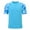DXY2218/Blue, variant on Men's Short Sleeve Swim Shirts Rash Guard UPF 50+ Quick Dry Shirt for Men Running Tops Blue M