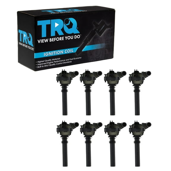 TRQ Ignition Coil Set of 8 Kit for Chrysler Dodge Jeep 5.7L Car SUV Pickup Truck ICA61431
