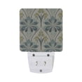 thumbnail image 5 of Yayeee LED Plug in Night Light for The Home with Auto Dusk to Dawn Light Sensors, 2 Pack, Beige Floral Pattern, 5 of 6
