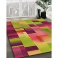 thumbnail image 3 of Ahgly Company Machine Washable Indoor Rectangle Transitional Crimson Red Area Rugs, 2' x 5', 3 of 7