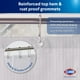 thumbnail image 5 of Juego de cortinas de ducha CLOROX para baño, impermeables, con forro, 70 x 72, 5 of 8