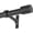 Matte Black, variant on Antique Bronze Curtain Rods with Cap Finials, Single 72-144" Decorative Drapery Rods, Adjustable 1-Inch Window Treatment