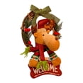 thumbnail image 1 of Corona Navideña, Guirnalda Para Árbol De Navidad, Guirnaldas De Ratán Navideñas, Coronas Para Puerta Principal, Adornos Para Colgar En El Árbol De Navidad, Corona De Papá Noel, Adorno Para Puerta Pr, 1 of 7
