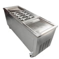 thumbnail image 4 of Double Flat Pan Fried Ice Cream Roll Machine with 10 Fruit Containers, 4 of 9