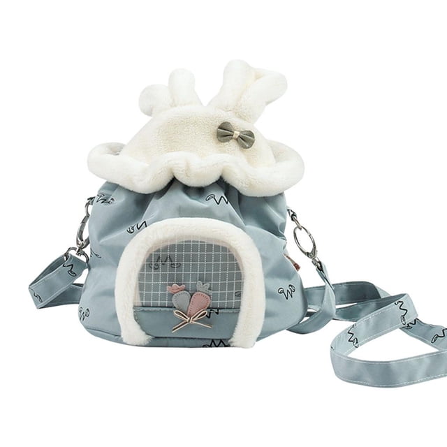 Hamster Warm Pet Cage Práctico de transporte transpirable Conejo Gloria portador de hámster