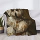thumbnail image 3 of Balery Regal Dog In Royal Attire Manta de Franela con Dibujo, Lujo Ultra Suave y Cálido, Antipelusa y Resistente a las Arrugas para Cama, Sofá, Camping -60"x50", 3 of 6