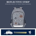 thumbnail image 5 of FORMRS Unisex School Backpack 17" Student Travel Bag with Laptop Compartment, Ghost Design, 5 of 7