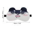 thumbnail image 4 of Ofertas Únicas 1 Pc Máscara de Sueño de Ojos de Cartoon en Blanco y Negro con Ojos que Miran, Funda Suave para los Ojos para Viajes y Descanso, 4 of 6