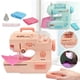 thumbnail image 3 of Máquina de coser eléctrica para niñas, juguete educativo con máscara facial, interesante, regalo de cumpleaños, Mini muebles, 3 of 4