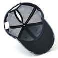 thumbnail image 3 of Gorra de béisbol desgastada y lavada gorra Netcom verano cola de caballo gorra de béisbol deportes al aire libre ajustable Anti UV malla sombrero con visera WD.WDQZL Hogar, 3 of 6