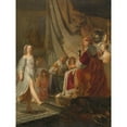 thumbnail image 3 of Hans Horions 19x24 Black Modern Framed Museum Art Print Titled - Salome Dancing for Herod (1634 - 1672), 3 of 5