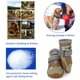 thumbnail image 4 of 2 pares de botas protectoras para perros, zapatos impermeables para perros, adecuados para perros medianos y grandes, color caqui (talla 2) brillar Electrónica, 4 of 5