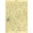 thumbnail image 2 of USGS 11x14 White Modern Wood Framed Museum Art Print Titled - Lewiston Maine Quad - USGS 1908, 2 of 4
