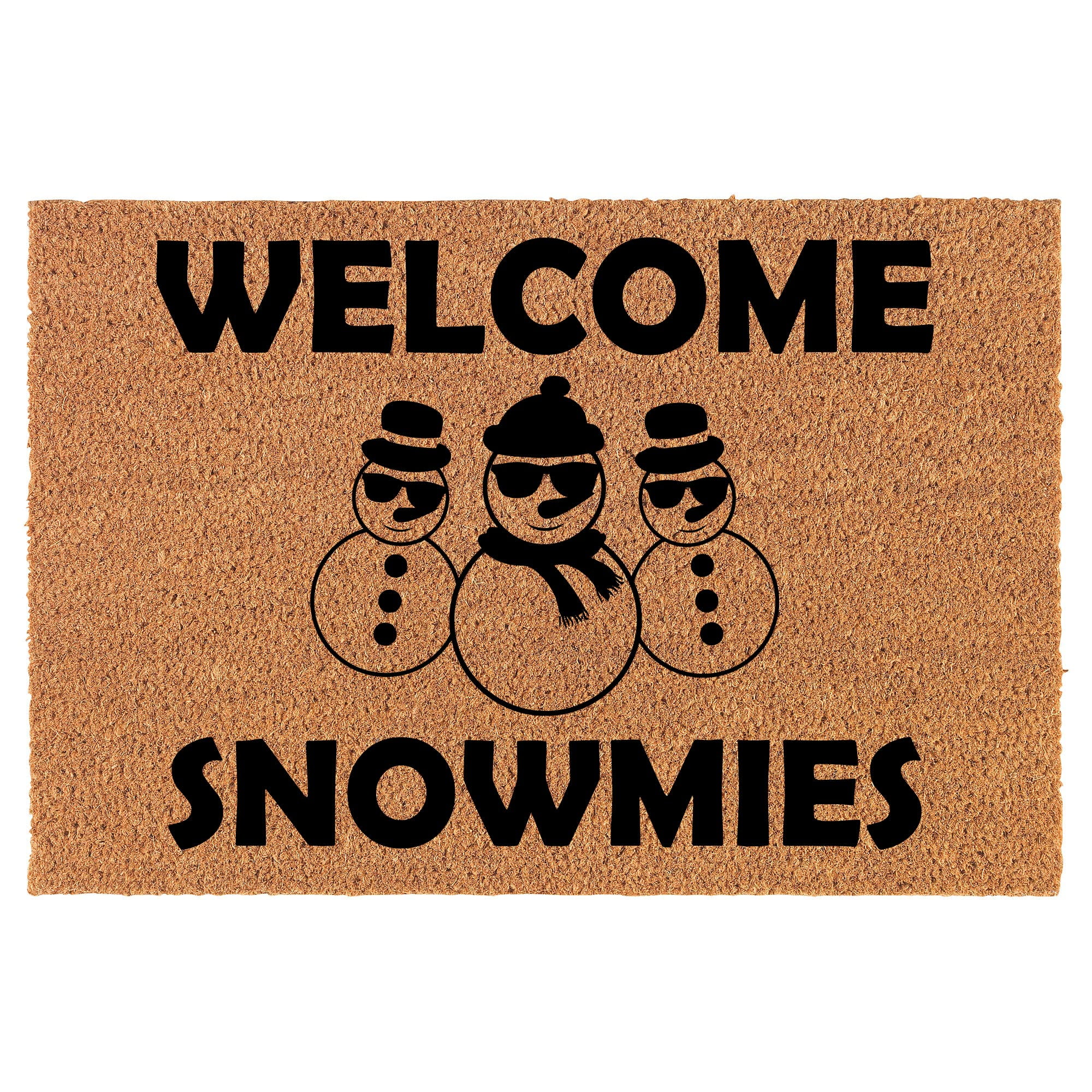 Let It Snow Somewhere Else Doormat Funny Winter Doormat Winter Door Mat  Snowflake Welcome Rug Housewarming Gift Christmas Gift 