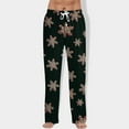 thumbnail image 2 of Men's Pajama Pants Lightweight Solid Pjs Bottoms Sleepwear Bottom Pants Jogger Trousers with Pocket Drawstring, 2 of 8