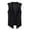 Black, variant on lkfuzj Men's Casual Hooded Vest Lightweight Sleeveless Hooded Jacket Fitness Vest Stylish Men's Vest Tops Cool Men's Tank Blouses Clothing -Black