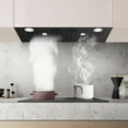 thumbnail image 6 of 900 CFM Range Hood Insert 30 inch, Ducted/Ductless Convertible Duct , Stainless Steel Vent Range Hoods, 6 of 9
