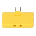 thumbnail image 4 of Travel Adapters, Plug Adapter US Standard 1 To 3 Brass Contact 180 Rotation  For Phone Rose Red,Black,Blue,Green,White,Yellow, 4 of 8
