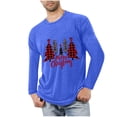 thumbnail image 1 of Blusas y camisas de manga larga con cuello redondo para hombre, ropa deportiva para el hogar, pijamas, camisetas de color liso, blusa deportiva para hombre, poliéster, 1 of 3