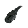 thumbnail image 2 of StarTech 3 ft 14 AWG Computer Power Cord - IEC C14 to IEC C15, 2 of 5
