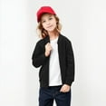 thumbnail image 2 of TAIAOJING Toddler Boys Girls Long Sleeve Winter Outwear Jacket Coat Solid Color Pocket Baseball Sport For 4-5 Years, 2 of 4