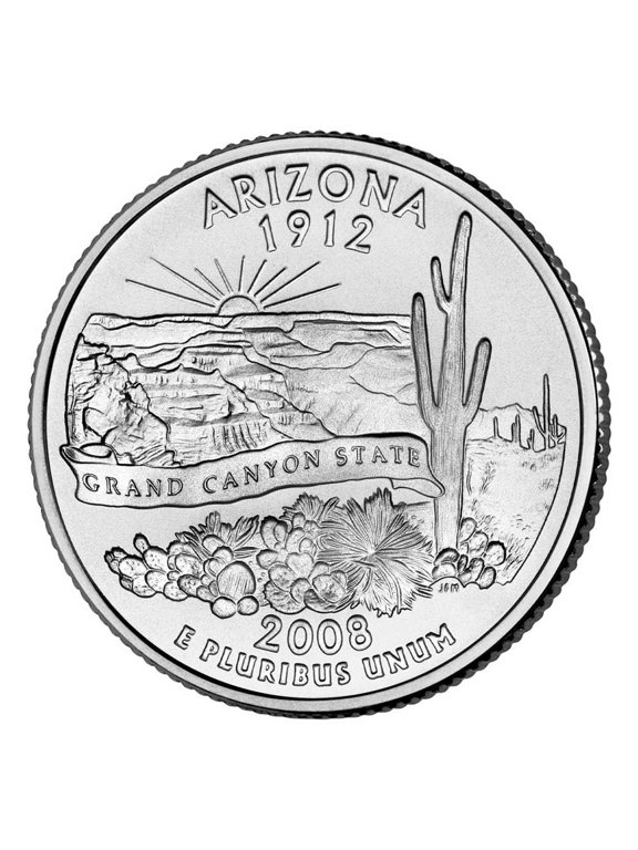 Collectible Arizona Quarter - Denver, Single Coin