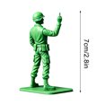 thumbnail image 2 of Funny Green Army Man, 2025 New Funny Army Men Middle-Fingers Figures, Classic Military Toy Soldiers Set, Military Themed Desktop Decor Gag, Gift for Friends (B), 2 of 6