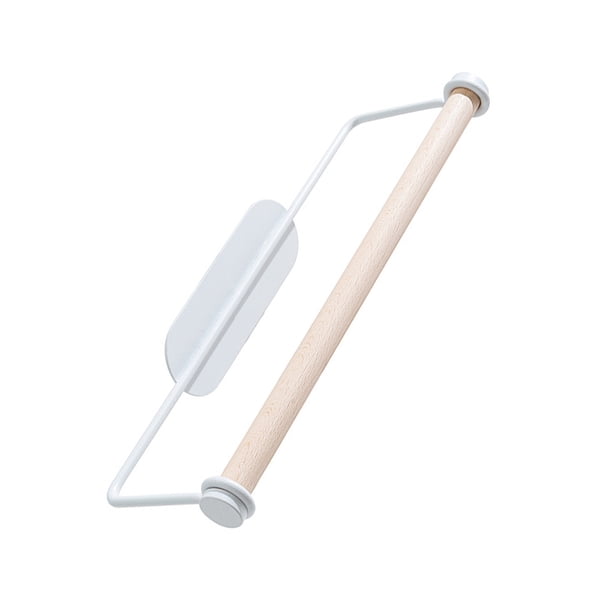 Advancent Estante para rollos de papel de baño, toallero de madera, soporte de papel higiénico, soporte para líquido, toallero, toallero de baño, Almacenamiento y organización del hogar Blanco Advancent HA005687-03