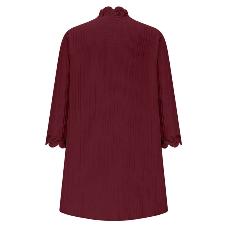 Womens Lace Cardigan Fashion Lightweight 3/19 Sleeve Tops Coat Boho Solid Color Open Front Lace Cardigans - Walmart.com Womens Lace Cardigan Fashion Lightweight 3/19 Sleeve Tops Coat Boho Solid Color Open Front Lace Cardigans - Walmart.com