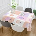 thumbnail image 5 of 60x108 Inch Tablecloth Polyester Square Tablecloth for Home Kitchen Dinner Decor Cute Pumpkins Pattern, 5 of 9