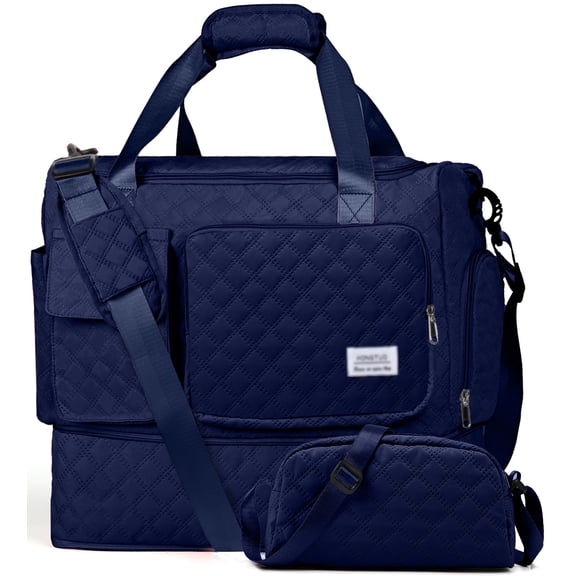 Gynky Travel Duffle Bag Weekender Bags for Women with Shoe Compartment Carry on Overnight Bag with Toiletry Bag Hospital Bag for Labor and Delivery Weekender Overnight Bag for Trave Sport Hospital