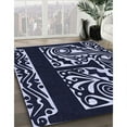 thumbnail image 2 of Ahgly Company Indoor Square Patterned Light Purple Blue Area Rugs, 3' Square, 2 of 6