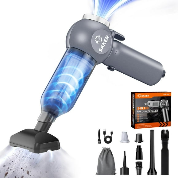 Aspirador de coche Saker SW102 20000PA 7800mAh inalámbrico