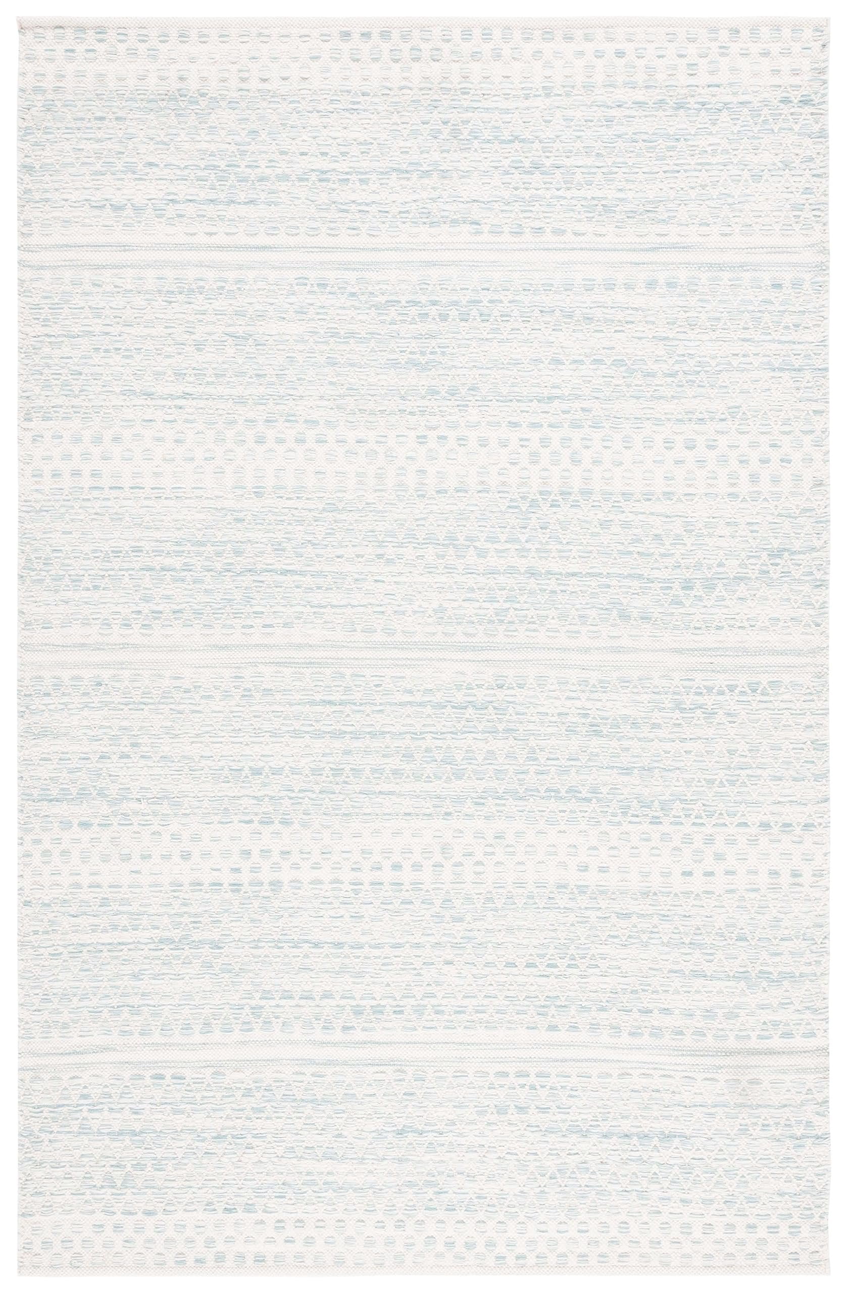 SAFAVIEH Kilim Blazhe Tribal Area Rug, Ivory/Light Blue, 5' x 8'
