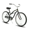 thumbnail image 1 of Hiland Vélo de Plage Cruiser 26 Pouces pour Femmes et Hommes Rouge Noir Bleu, 1 of 5