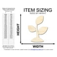 thumbnail image 2 of Unfinished Sapling Shape | DIY Craft Cutout | up to 46" DIY 7" / 1/2", 2 of 3