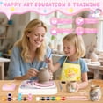 thumbnail image 7 of Funvip Pottery Wheel for Kids Ages 6-12, Unicorn Arts and Crafts Kit for beginners with 4 Clays and Sculpting Tools, Ideal Birthday Gifts Toys for Girls, 7 of 7