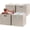 Beige, variant on Storage Boxes, Foldable Organiser Cube Basket Bin, Thick and Heavy Duty (28×28×28cm/4pcs, Teal)