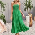 thumbnail image 7 of IROINNID A-Line Dress For Women Sleeveless Square Neck Sexy Vintage Party Dresses Regular Solid Color Dress, 7 of 7