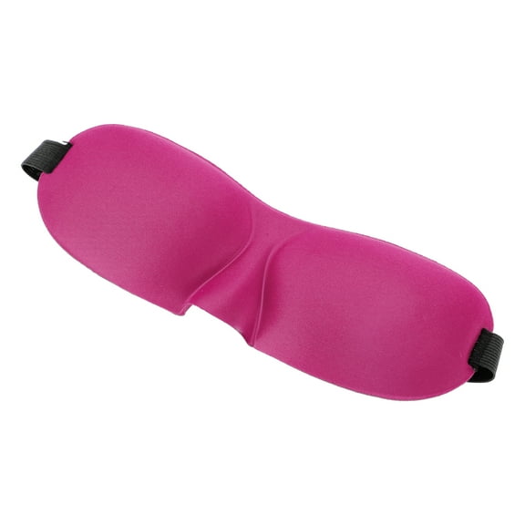 Unique Bargains 1 Pc Rose Red Elastic Band 3D Sleep Mask Breathable 3D Eye Shade Cover for Rest
