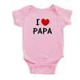 thumbnail image 2 of I Love MAMA PAPA Twins Baby Clothes Jumpsuit Bodysuit (Pink, 18-24M), 2 of 5