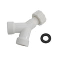 thumbnail image 3 of ZHIMAO Kitchen Sink Drain Pipe Adapter Dishwasher Washing Machine Y Tee Connector Adapter Double Inlet Junction Split Drain Connection, 3 of 9