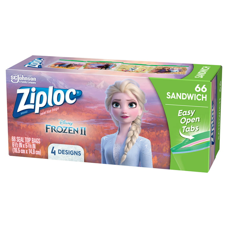 Ziploc®, Disney Frozen 2 Brand Slider Storage Bag, Ziploc® brand