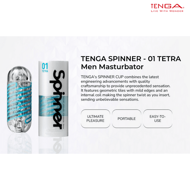 TENGA SPINNER 01 Tetra Reusable Spiral-Motion Male TENGA SPINNER 01 Tetra Reusable Spiral-Motion Male